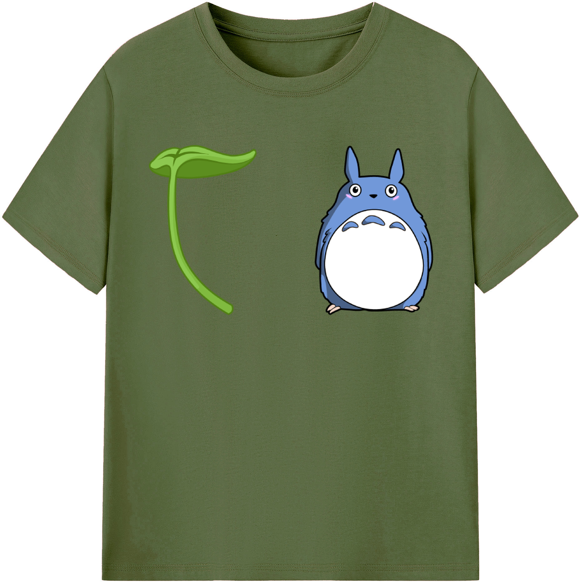 （画像用） となりのトトロ 草壁メイ 草壁サツキ My Neighbor Totoro Satsuki Kusakabe Mei Kusakabe 綿100％半袖Tシャツ（フロントプリント）